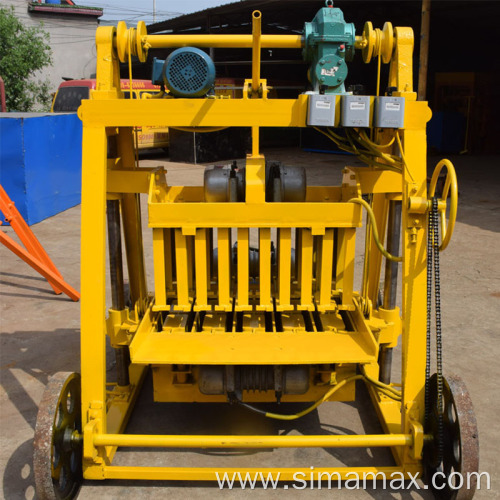 mobile hollow block making machine in Kenya